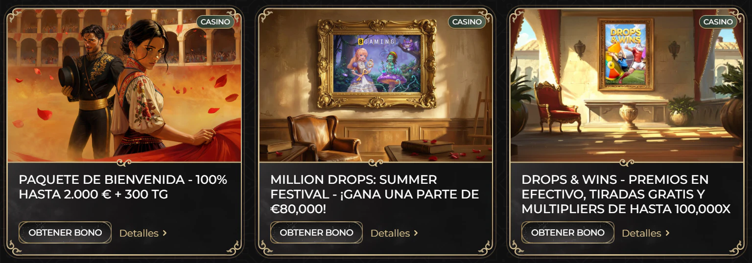 Promociones de inicio de Casina Casino para jugadores de casino y apuestas deportivas